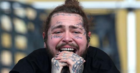 //post malone car crash escapes death pp