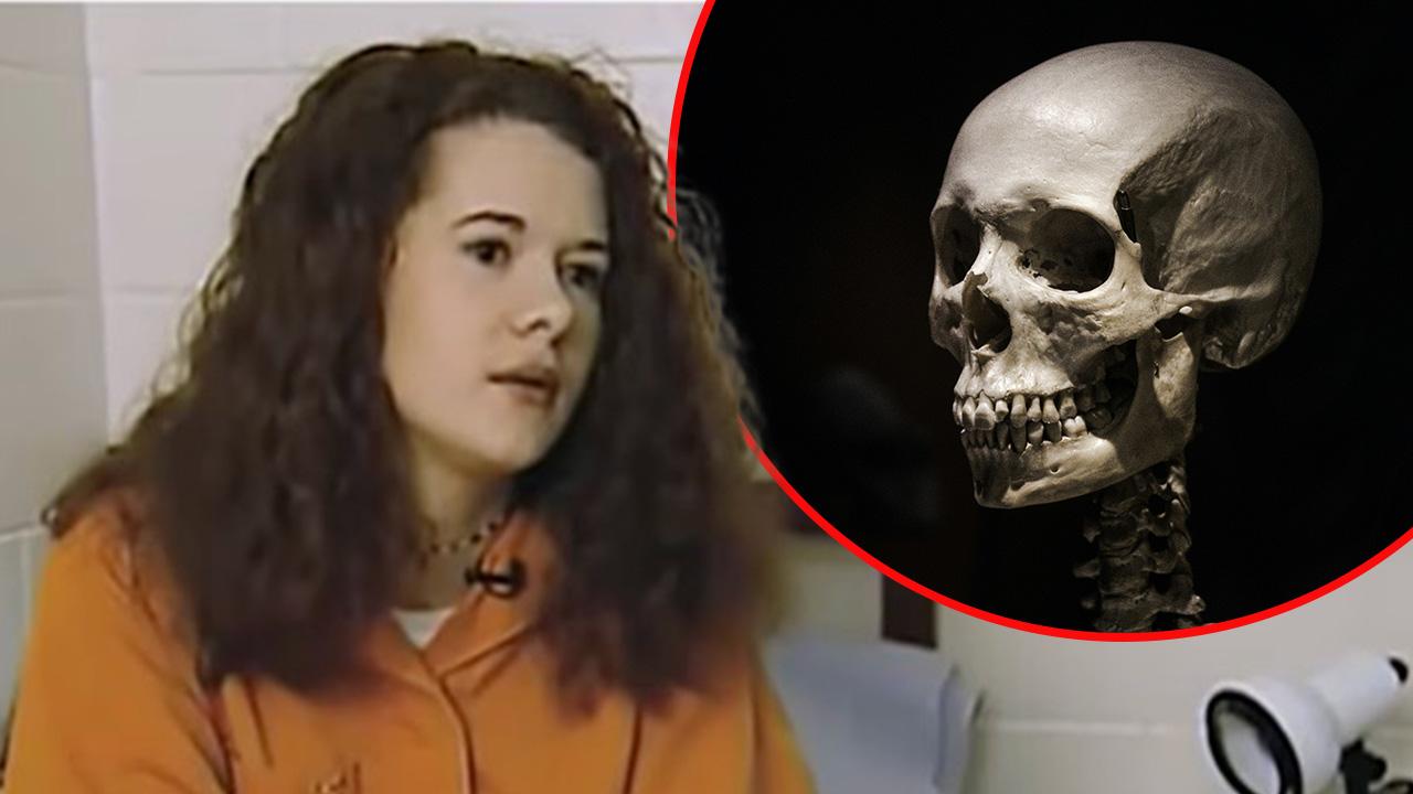 Christa Pike kept a piece of her murder victim's skull as a 'souvenir'.
