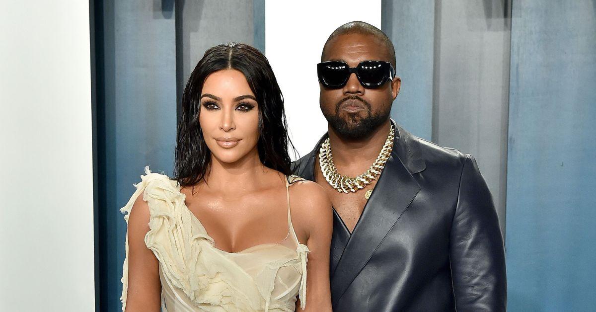 Kim Kardashian awkwardly supports ex Kanye West at his Vultures