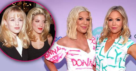 Tori Spelling Hits Red Carpet With Jennie Garth Amid Money Woes