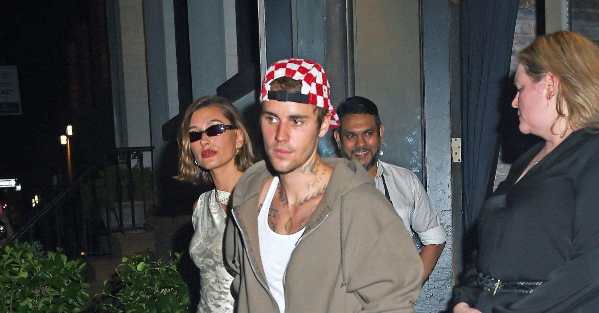 Photo of Hailey and Justin Bieber
