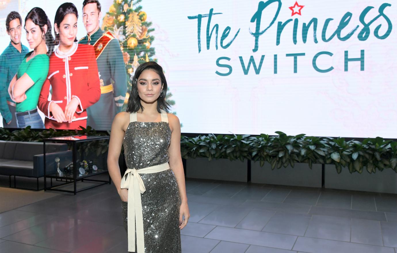 Vanessa Hudgens attended the "The Princess Switch" Special Screening at NETFLIX Icon Building on November 12, 2018 in Los Angeles, California.