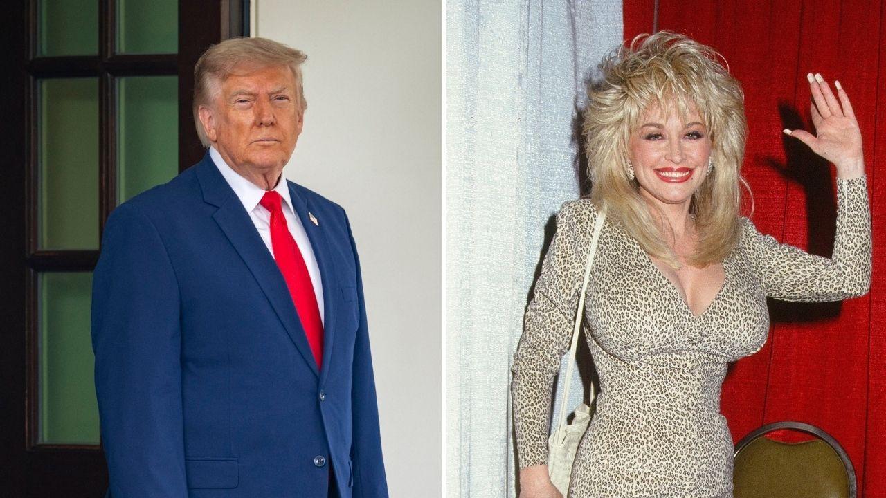 Photo of Donald Trump and Dolly Parton