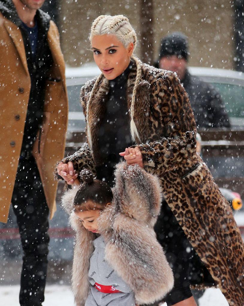 Kim Kardashian North West Ice Skating