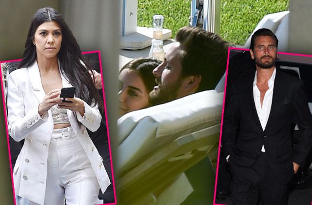 //kourtney kardashian scott disick drop name girlfriend cannes pp