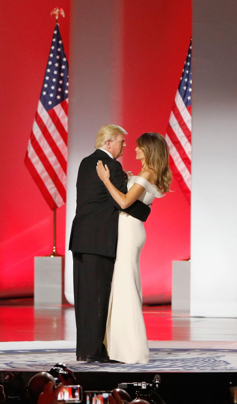 President Donald Trump Melania Inaugural Balls Pics