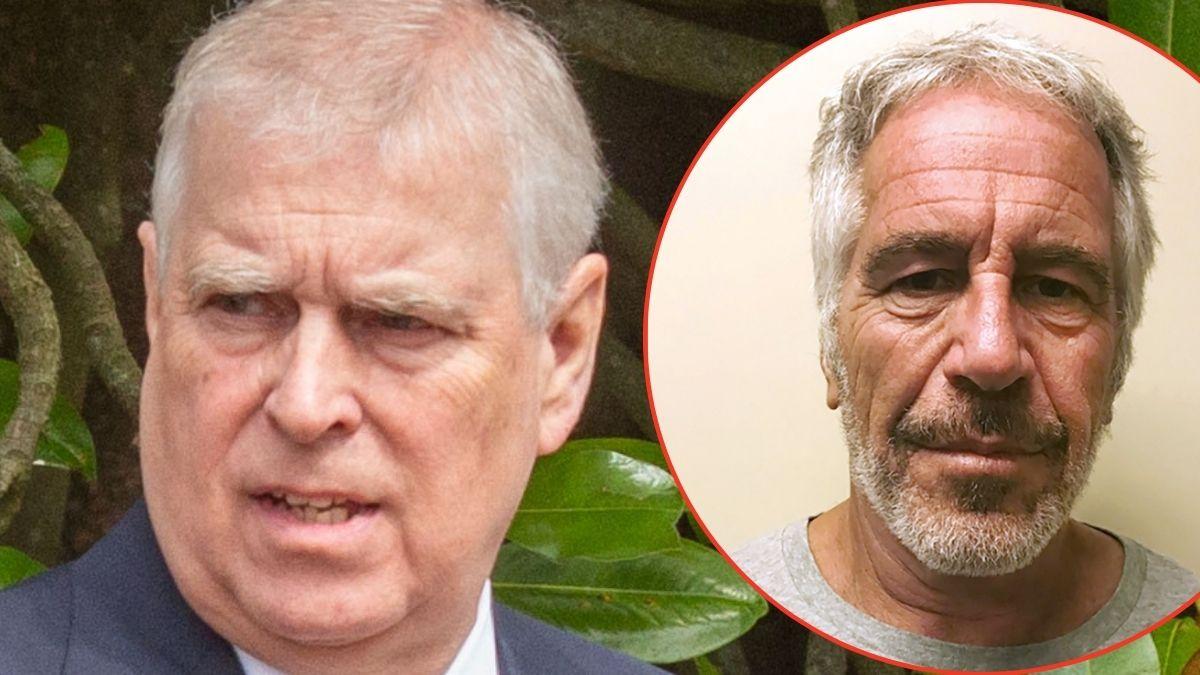 picture of Andrew Windsor and Jeffrey Epstein