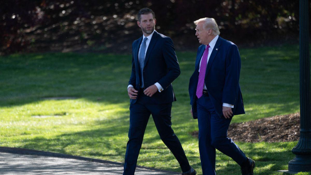 Photo of Eric and Donald Trump