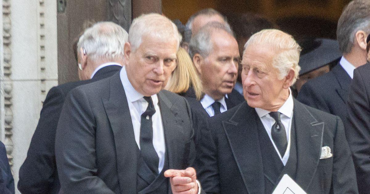 Prince Andrew and King Charles
