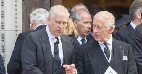 Prince Andrew and King Charles
