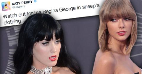 //katy perry tweets back at taylor swift pp