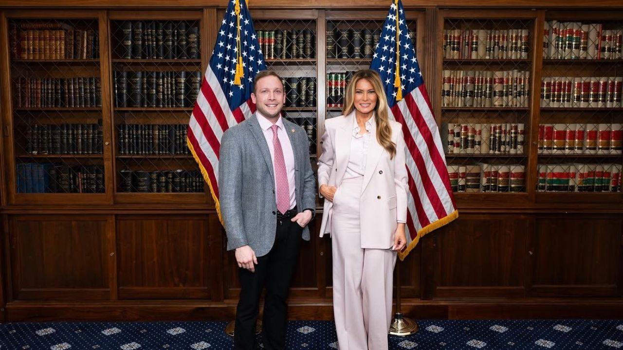 Rep. Max Miller and First Lady Melania Trump