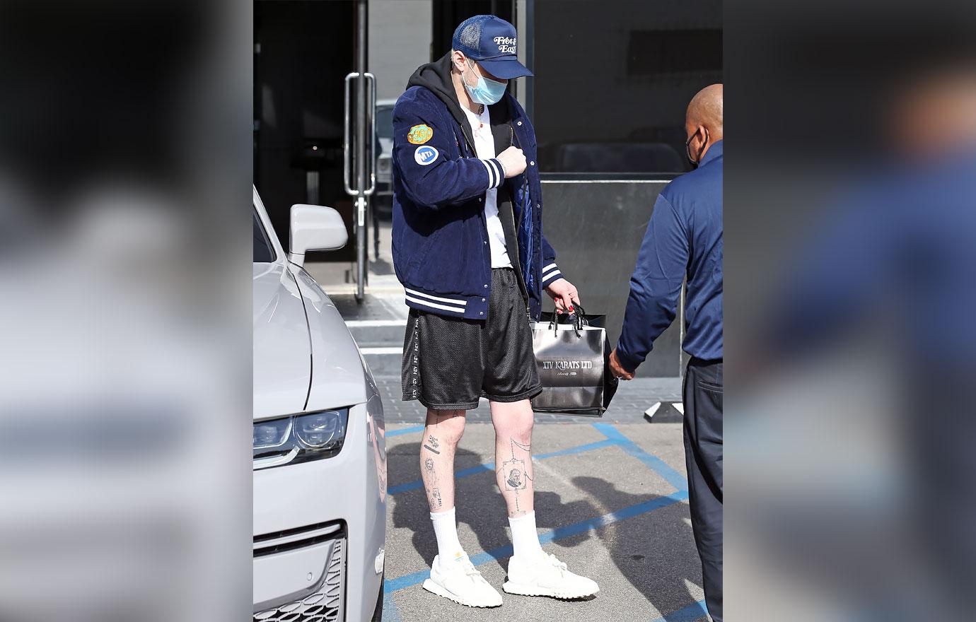 pete davidson hits up beverly hills jeweler kim kardashian diamonds date kanye west r