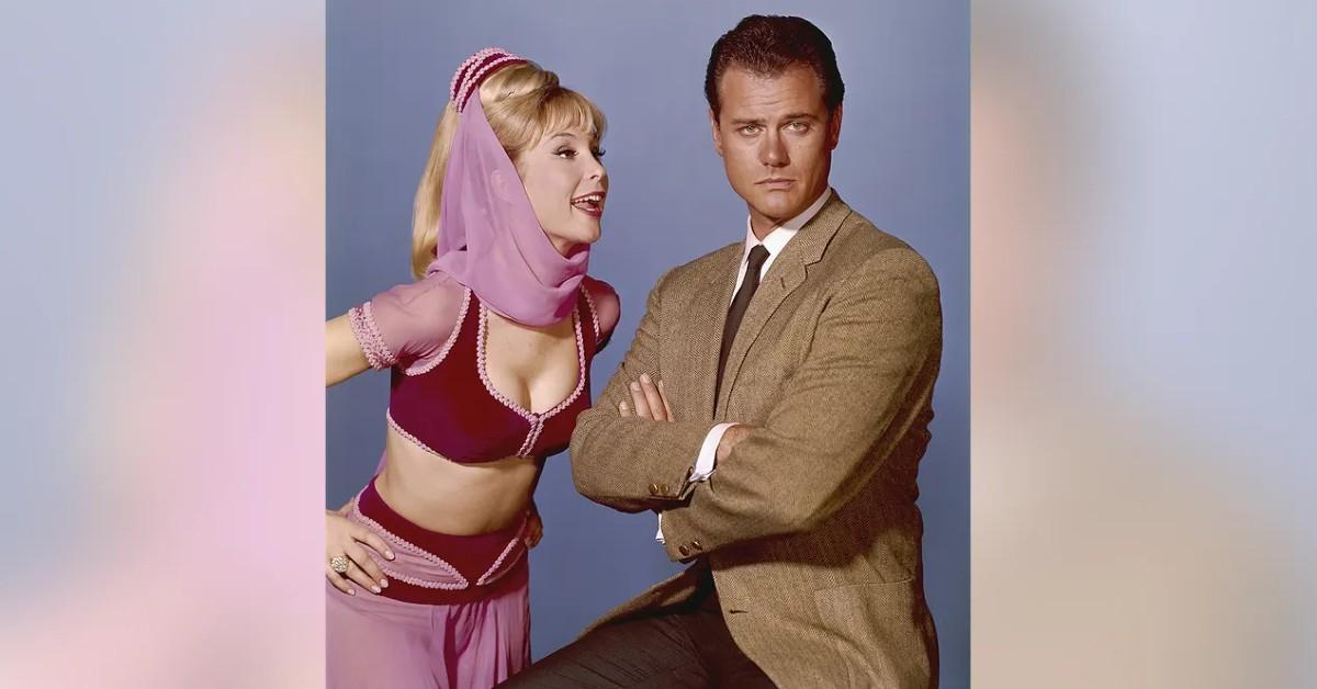 Photo of Barbara Eden and Larry Hagman