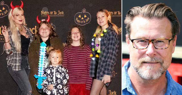 tori spelling kids halloween event no dean mcdermott filing for divorce r