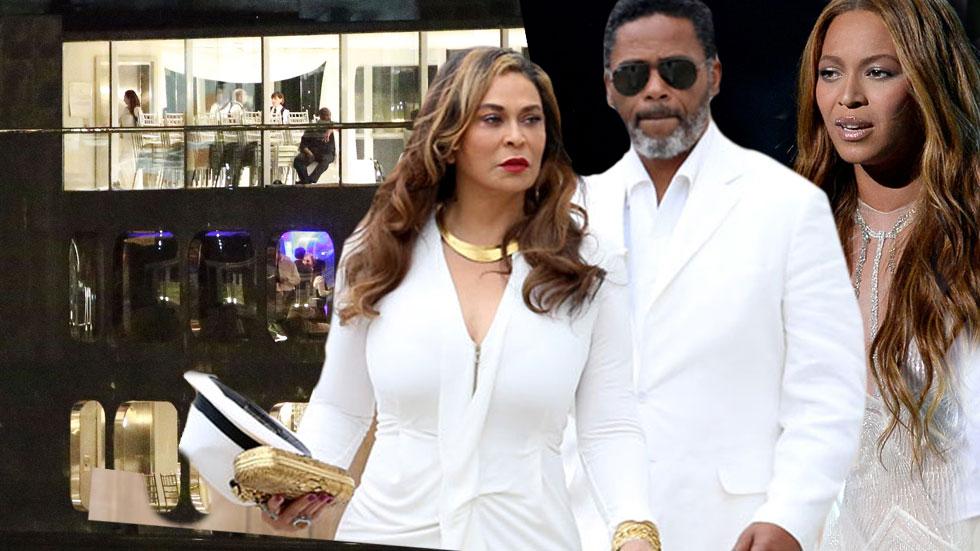 //beyonce mother wedding tina knowles scientology photos