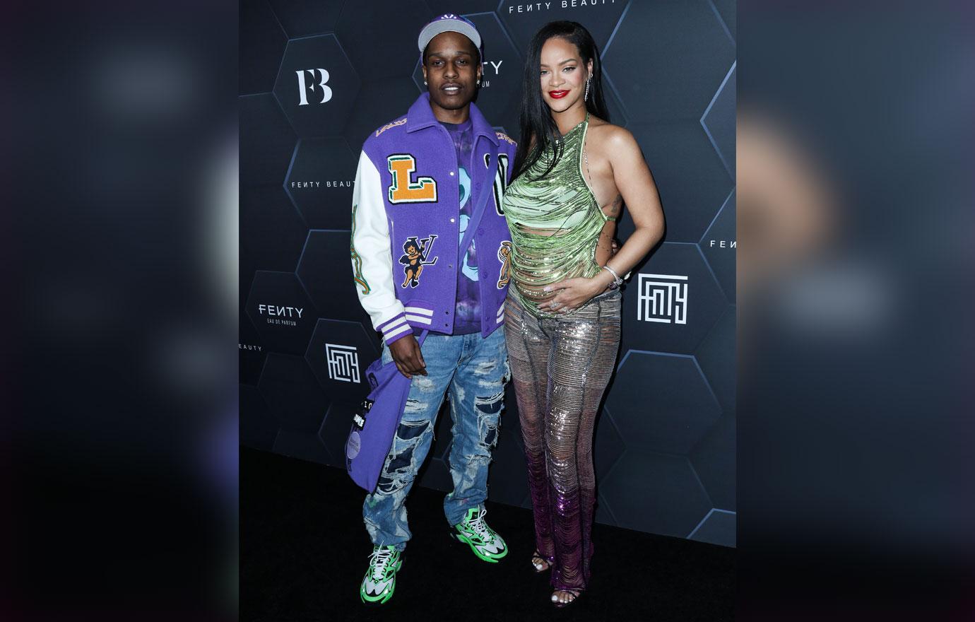 rihanna secret move weeks before super bowl hinted at pregnancy asap rocky nd child