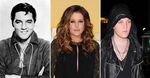 lisa marie presley laid to rest graceland elvis benajmain son pp