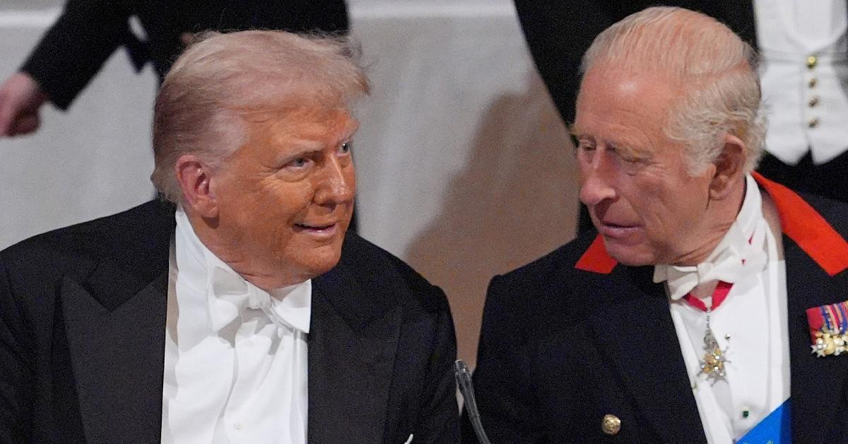 Photo of King Charles and Donald Trump