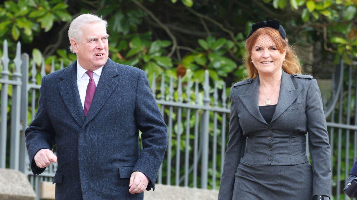 picture of Andrew Mountbatten-Windsor and Sarah Ferguson
