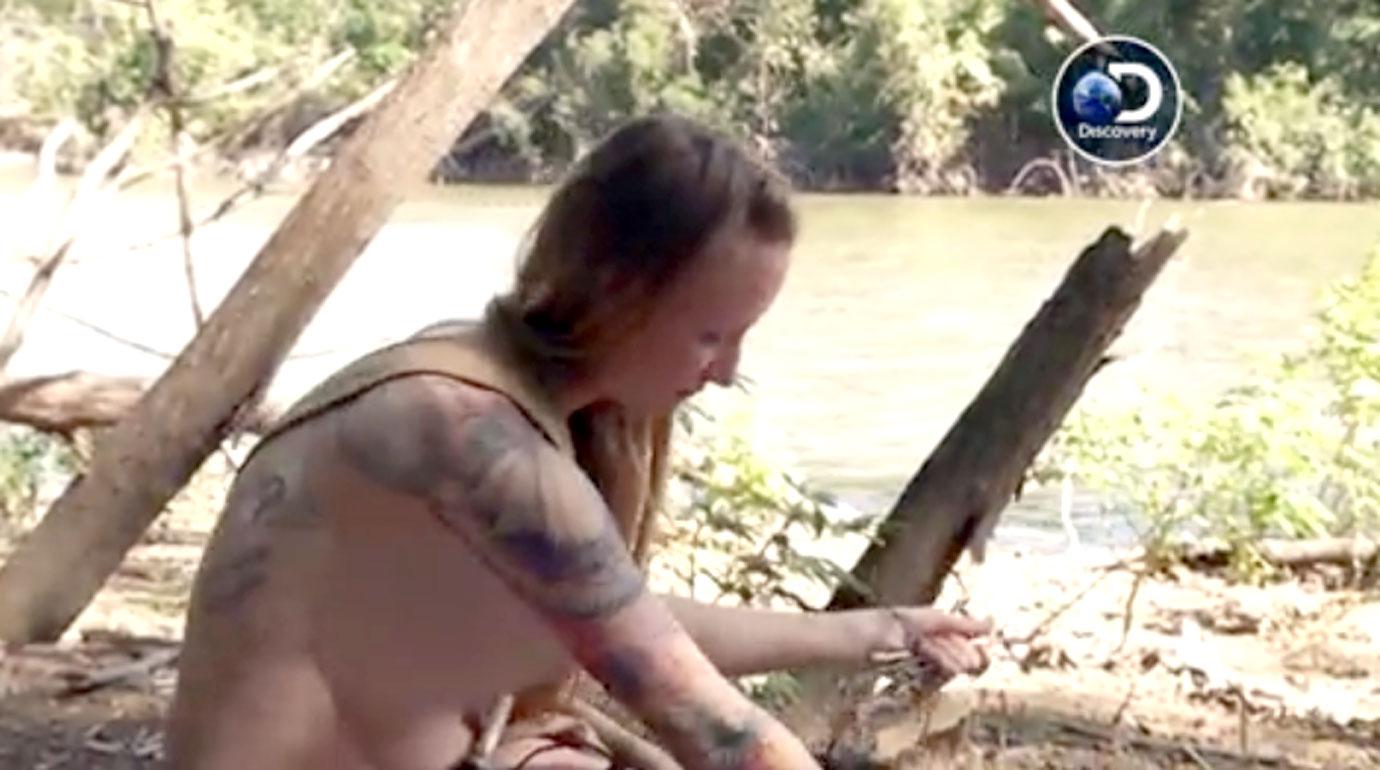 Maci Bookout of Teen Mom took on the Naked And Afraid challenge for 14 days...