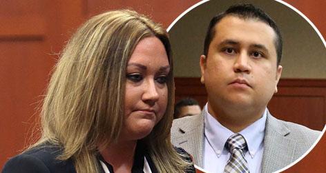 //george zimmerman wife shellie breaks foot