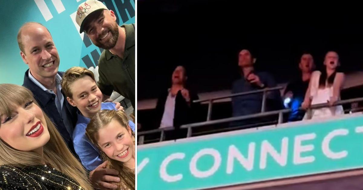 prince william dances sings along taylor swift eras tour london kids