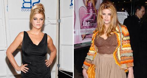 //kirstie alley battle with the bulge