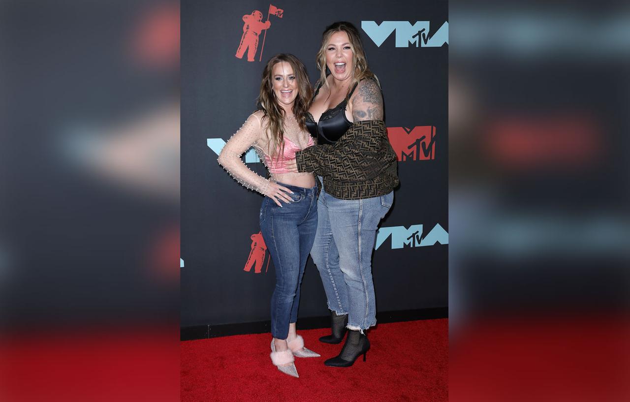 Teen Moms Kailyn Lowry And Leah Messer Wears Bras At Vmas