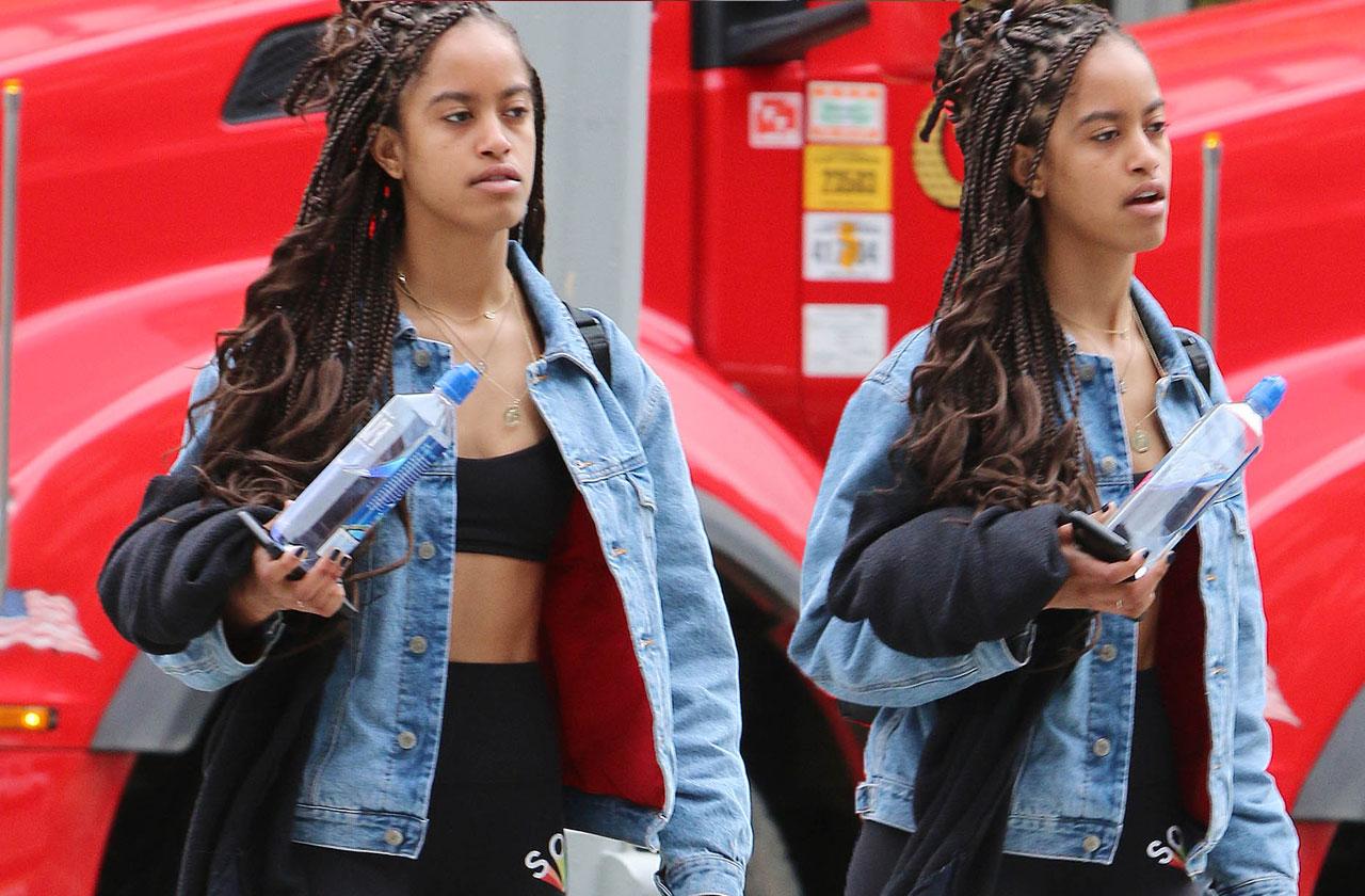 Malia Obama Braids NYC Harvard