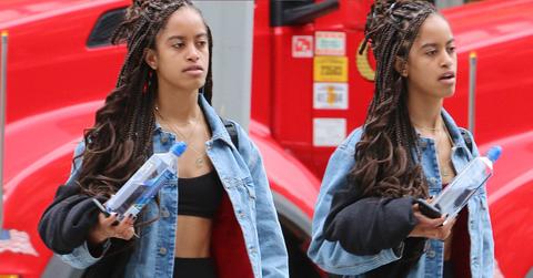 Malia Obama Braids NYC Harvard