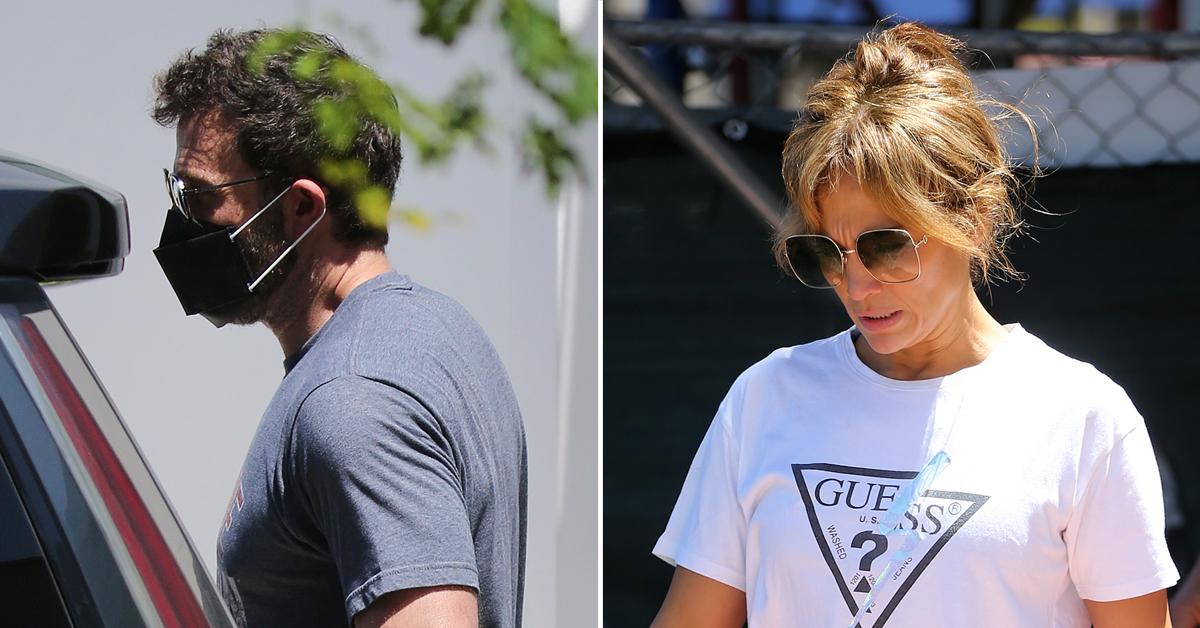 ben affleck muscles buff dad bod jennifer lopez kissing gym photos