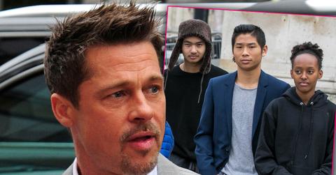 brad pitt estranged kids maddox pax zahara side angelina jolie custody battle