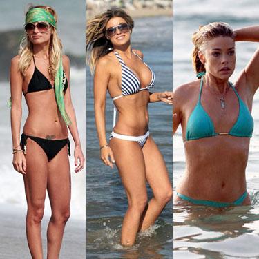 PHOTOS: Bikinis! The Sexiest Celeb Groupies Strip Down
