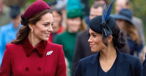 Photo of Kate Middleton and Meghan Markle