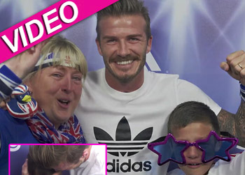 //david beckham surprise fans youtube