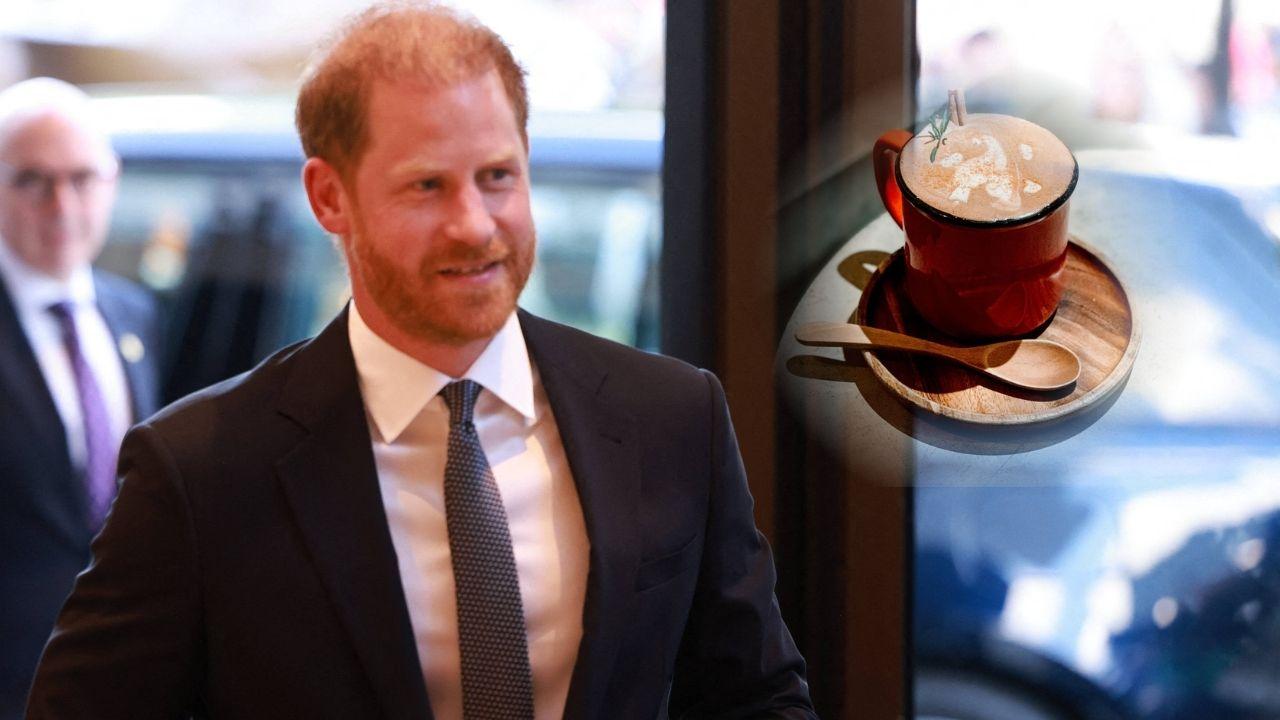 Photo of Prince Harry and a hot choco