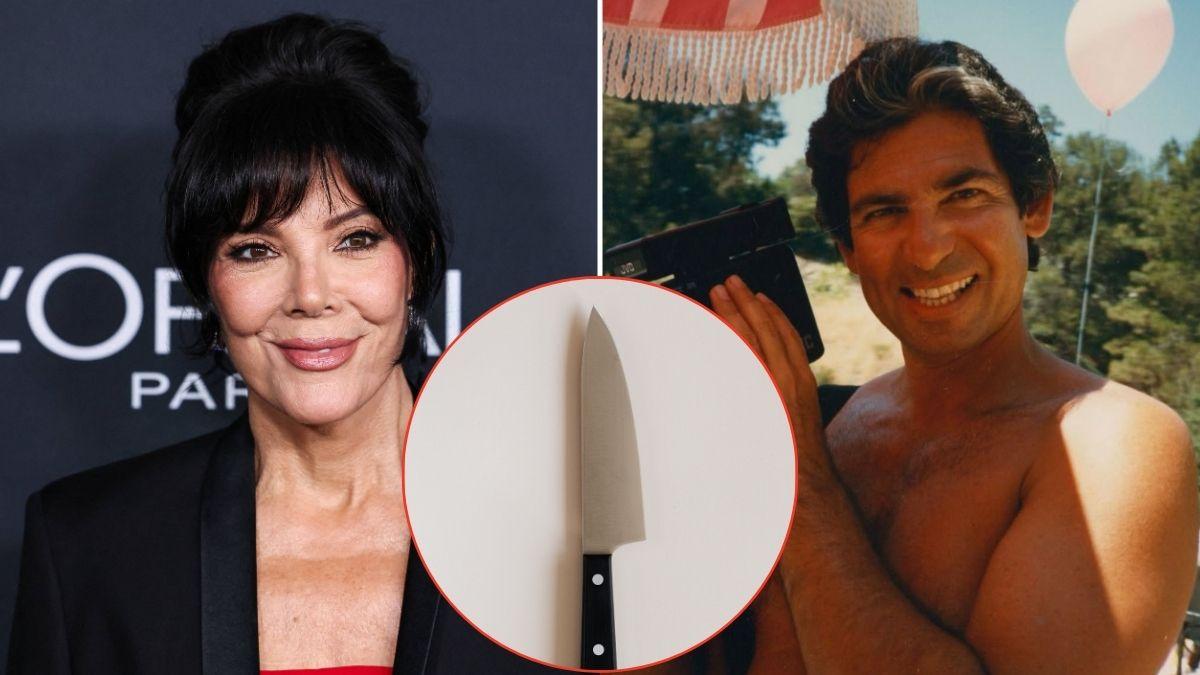 Split photos of Kris Jenner and Robert Kardashian