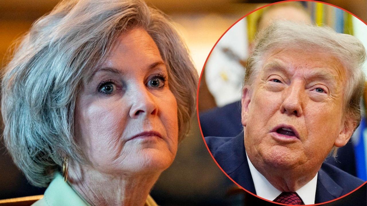 Photo of Susie Wiles, Donald Trump