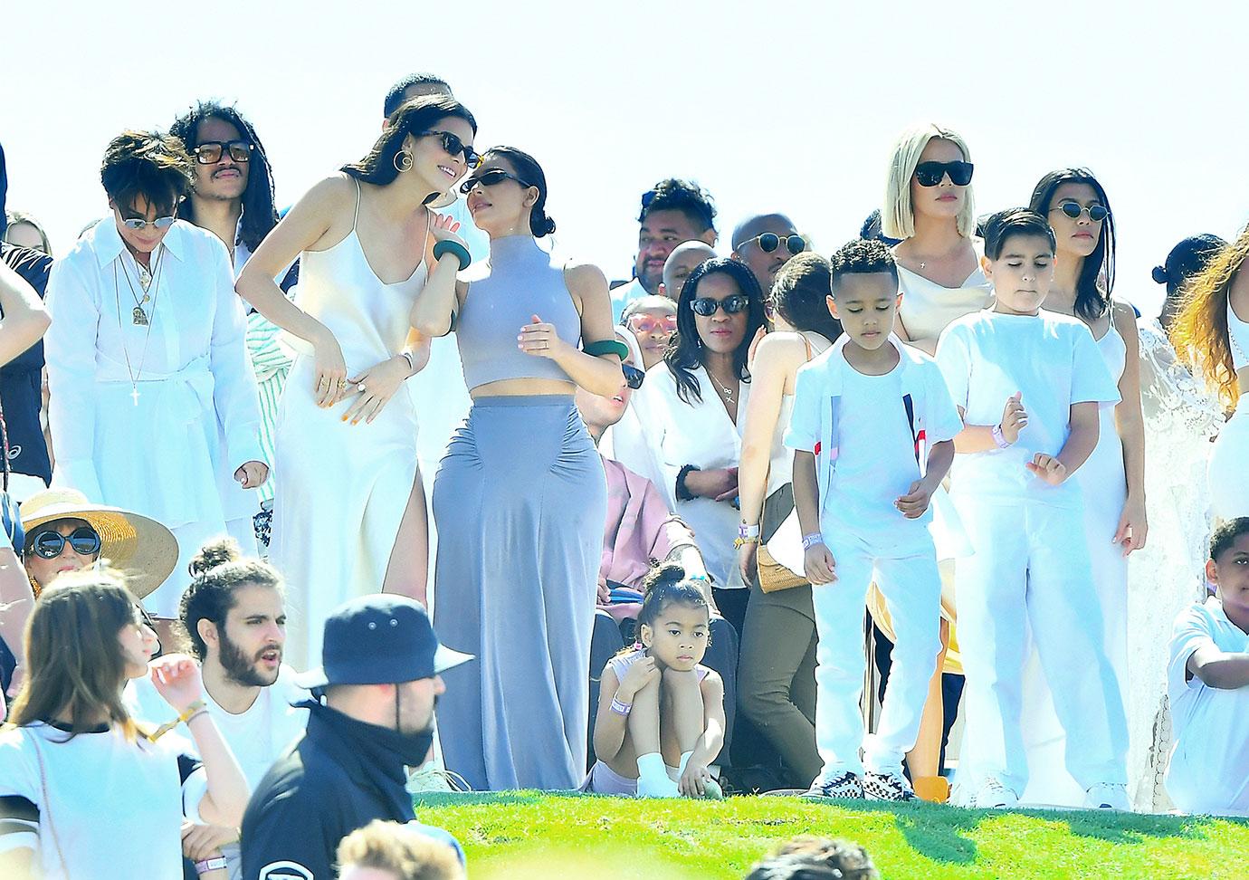 Kim Kardashian, Kanye & Family Host Sunday Service At Coachella