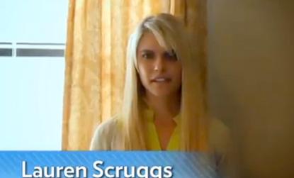 //lauren scruggs video message