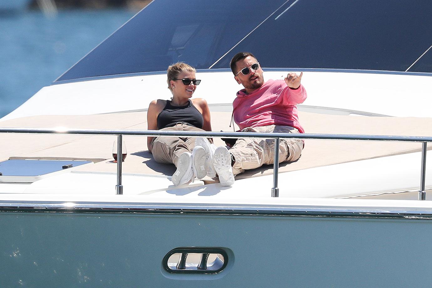 Scott Disick Runs To Sofia Richie