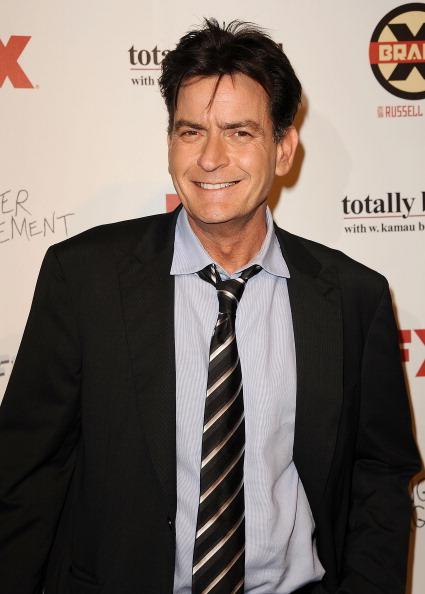 // actor charlie sheen attends the fx summer gettyimages