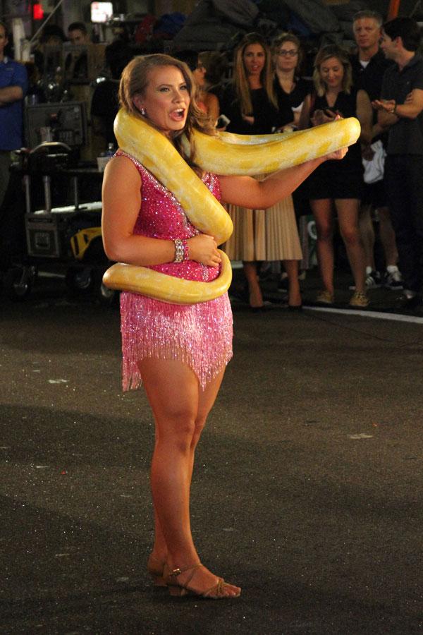 Bindi Irwin Dancing With The Stars Snake