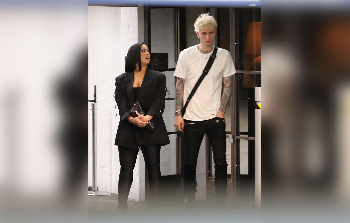 Demi Lovato Spotted In L.A. With Rapper Machine Gun Kelly