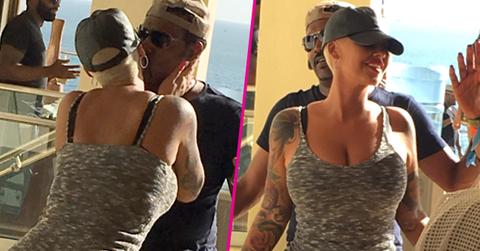 Amber Rose Blac Chyna Butt Lap Dance Mystery Man