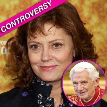 //susan sarandon controversy pope nazi