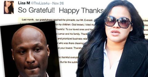 Lamar Odom Overdose -- Baby Mama Liza Morales Tweets