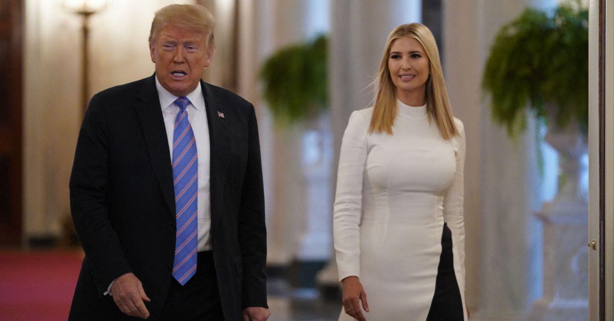 Photo of Donald Trump, Ivanka Trump