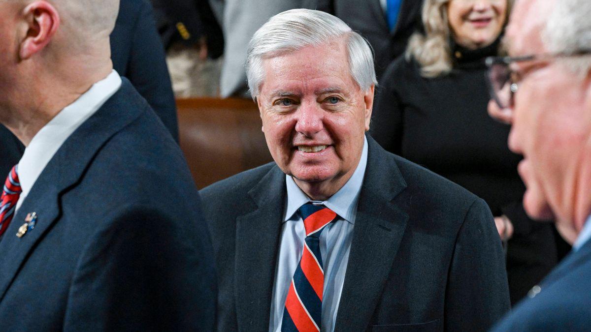 image of Lindsey Graham was an outspoken supporter of the president.